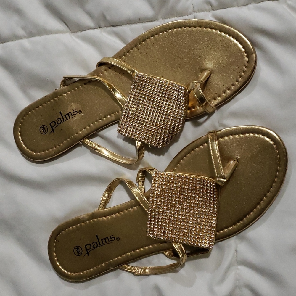 Palms- flip flops size 10